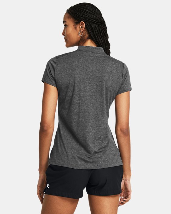 Women's Curry Splash Short Sleeve Polo in Gray image number 1